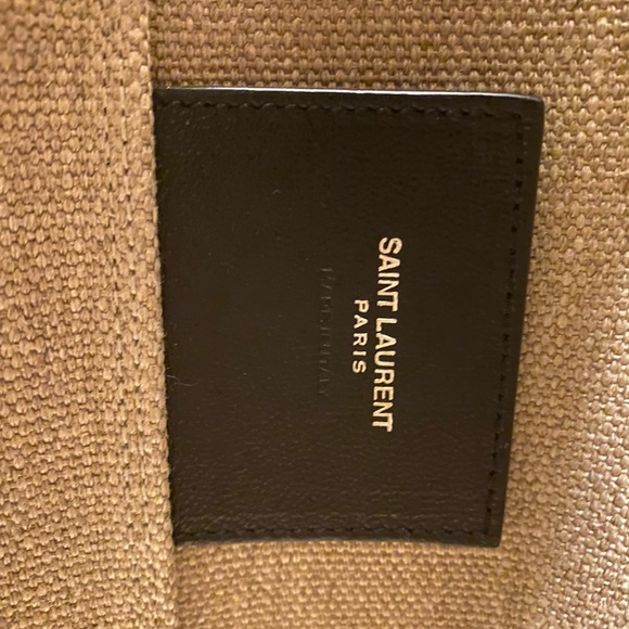 Saint Laurent Teddy Canvas Tote - Picture 5 of 8
